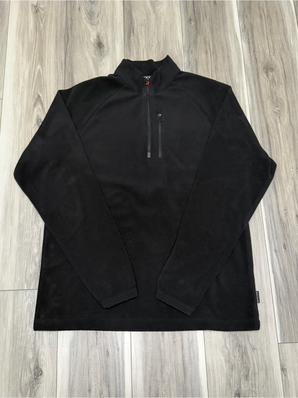 Woolrich Black Half-Zip Fleece Pullover